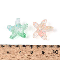 Transparent Spray Painted Acrylic Beads&nbsp;ACRP-T011-03M
