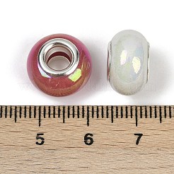 Opaque Resin European Beads&nbsp;RESI-C059-01D