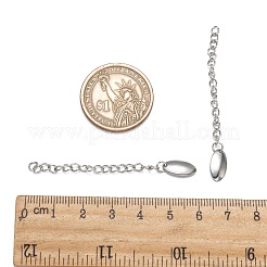 Tarnish Resistant 304 Stainless Steel Chain Extender&nbsp;STAS-E104-37P