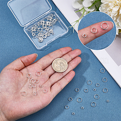 90Pcs 3 Styles Brass Split Rings&nbsp;KK-ME0004-89