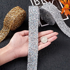 Glitter Resin Hotfix Rhinestone(Hot Melt Adhesive On The Back)&nbsp;OCOR-TA0001-14