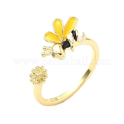 Brass Cuff Rings&nbsp;RJEW-D341-02G
