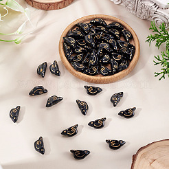 50Pcs Opaque Acrylic Beads&nbsp;MACR-TADJ0001-01E