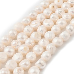 Natural Cultured Freshwater Pearl Beads Strands&nbsp;PEAR-P064-19I-05E
