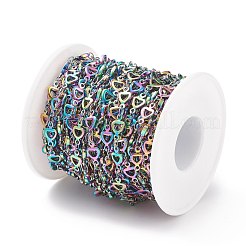 Rainbow Color 304 Stainless Steel Link Chains&nbsp;STAS-P219-08M