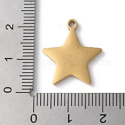 Ion Plating(IP) 304 Stainless Steel Pendants&nbsp;STAS-D025-04G-02
