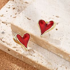 Brass Stud Earrings&nbsp;EJEW-D316-02G