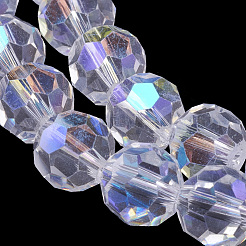 Electroplate Glass Beads Strands&nbsp;X-EGLA-J042-8mm-AB03