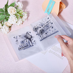 1Pc A6 Transparent PP Plastic Photocard Storage Albums&nbsp;AJEW-GL0004-48