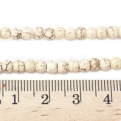 Synthetic Magnesite Beads Strands&nbsp;G-R016-A01-4mm