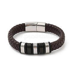 Braided Leather Cord Bracelets for Men&nbsp;BJEW-Z081-11P-02