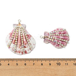 Natural Scallop Shell Pendants&nbsp;PALLOY-TA00415