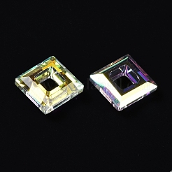 Transparent Electroplate Glass Pendant&nbsp;GLAA-Q101-01A-AB01