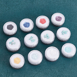 Column Plastic Loose Diamond Storage Screw Top Foam Gem Jars&nbsp;CON-HY0001-04A