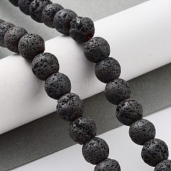 Natural Lava Rock Beads Strands&nbsp;G-H303-C20