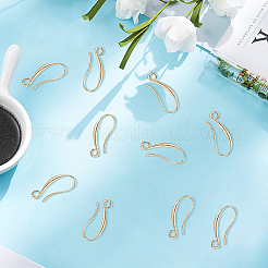 40Pcs Brass Earring Hooks&nbsp;KK-BBC0021-73
