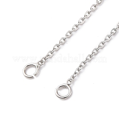 1.3MM Brass Cable Chain Necklace Making&nbsp;NJEW-D302-76P