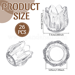 26Pcs Glass Candle Cups&nbsp;AJEW-WA0004-69B