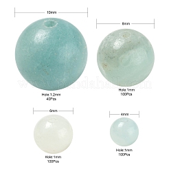 340Pcs 4 Style Natural Amazonite Beads&nbsp;G-LS0001-52