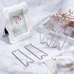 201 Stainless Steel Picture Frame Stand&nbsp;AJEW-WH0651-43A