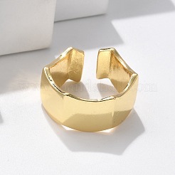 Brass Cuff Rings&nbsp;RJEW-C120-13G