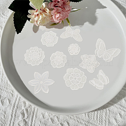 12Pcs 12 Style Computerized Embroidery Lace Self Adhesive/Sew on Patches&nbsp;DIY-FG0004-01