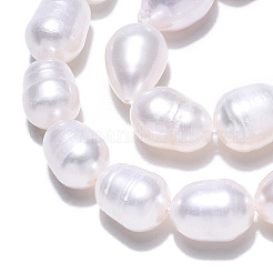 Natural Cultured Freshwater Pearl Beads Strands&nbsp;PEAR-N012-07J
