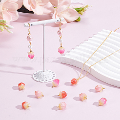 12Pcs 3 Colors Opaque Acrylic Charms&nbsp;MACR-UN0001-02