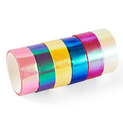6Rolls 6 Colors PET Decorative Tape&nbsp;OFST-TA0001-07