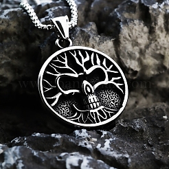 Vintage Stainless Steel Pendants&nbsp;PW-WG33A63-01