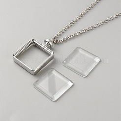 Alloy Locket Pendant Necklaces&nbsp;NJEW-WH0020-66A