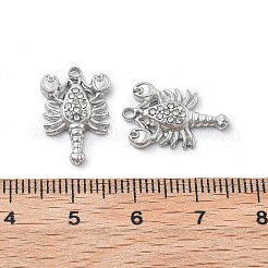304 Stainless Steel Rhinestone Pendants&nbsp;STAS-Z121-54P