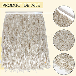 1 Yard Plastic Bugle Bead Tassel Trimming&nbsp;OCOR-BC0006-60A