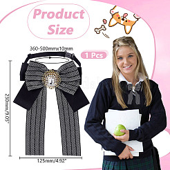 Bowknot Polyester Suit Necktie&nbsp;AJEW-WH0696-048