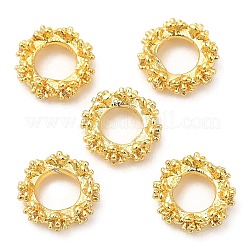 Rack Plating Brass Micro Pave Cubic Zirconia Beads&nbsp;KK-A186-01B-G