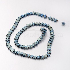 Electroplate Non-magnetic Synthetic Hematite Bead Strands&nbsp;G-F300-24B-F07