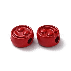 Spray Painted Alloy Beads&nbsp;PALLOY-M215-16B