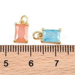 Brass & Glass Pendants&nbsp;KK-Q085-15G