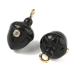 Natural Obsidian Pendants&nbsp;GG-CBA105B-04J-G