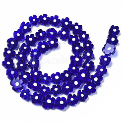Handmade Millefiori Glass Bead Strands&nbsp;LAMP-J035-8mm-36