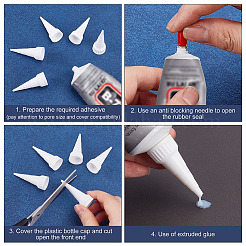 5Pcs Plastic Glue Bottle Anti-clogging Needle&nbsp;DIY-OC0016-01