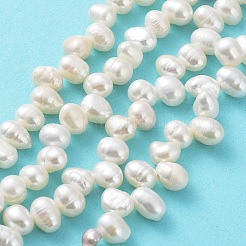 Natural Cultured Freshwater Pearl Beads Strands&nbsp;PEAR-J007-81A
