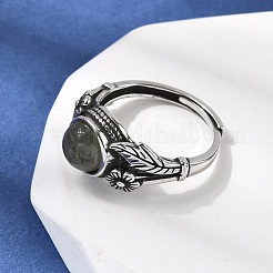 Natural Gemstone Finger Rings&nbsp;RJEW-A084-05AS