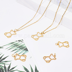 201 Stainless Steel Pendants&nbsp;STAS-S105-T584-2