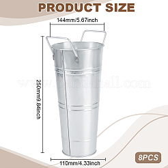Galvanized Iron Flower Vase&nbsp;DIY-WH0899-461B