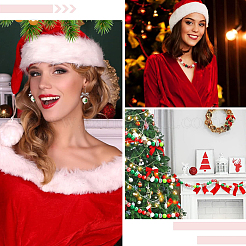 Christmas Theme DIY Jewelry Making Finding Kit&nbsp;DIY-SC0026-04
