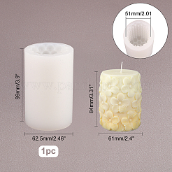 Column with Round DIY Candle Silicone Molds&nbsp;DIY-WH0265-61