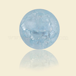 2Strands Crackle Glass Beads Strands&nbsp;GLAA-LT0001-01B
