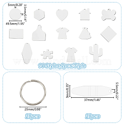 Sublimation Double-Sided Blank MDF Keychains&nbsp;KEYC-GA0001-38
