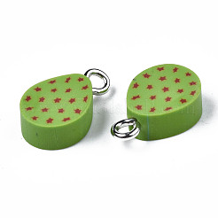 Handmade Polymer Clay Charms&nbsp;CLAY-S096-016